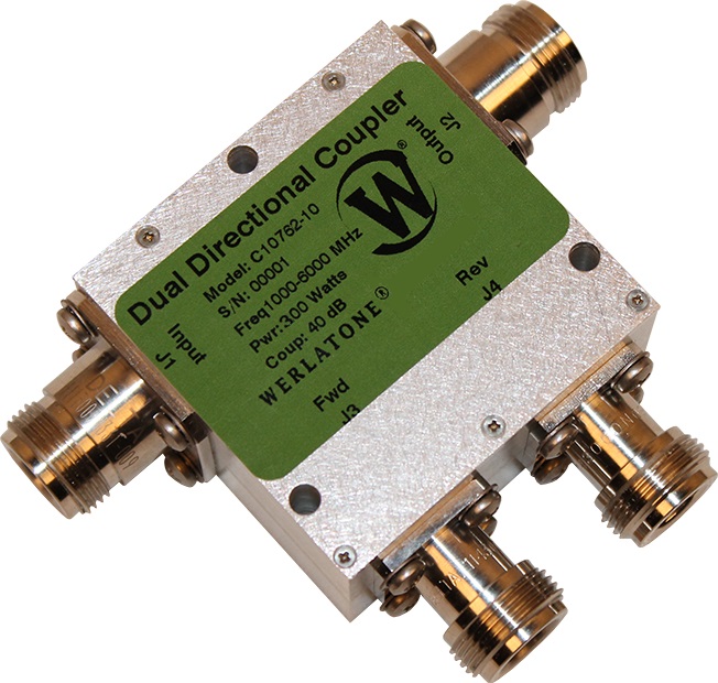 Product: C10762 (1-6 GHz, 4-Port Dual ) Directional Coupler from 